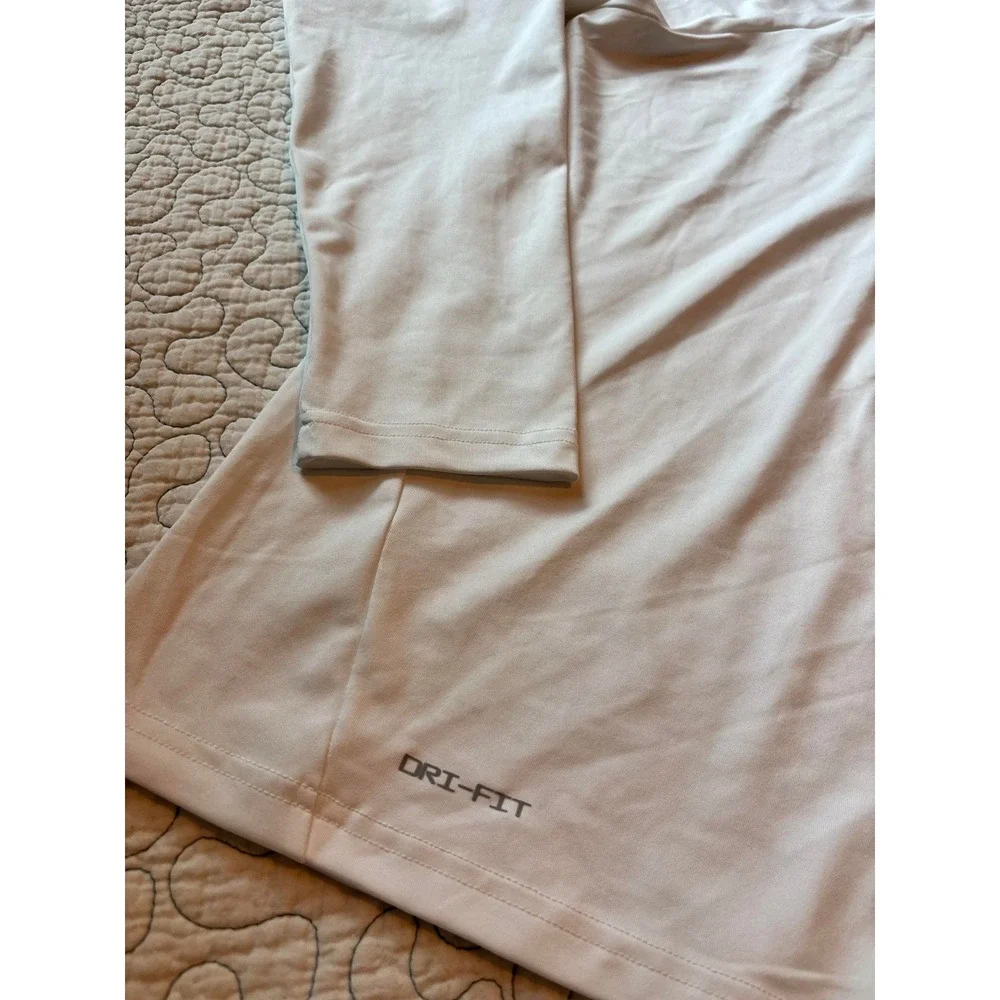 Nike Swim Womens Essential Long Sleeve Hydroguard Size XL White